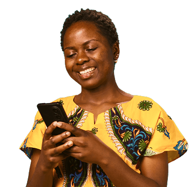 Person sending money